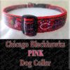 Chicago Blackhawks PINK Dog Collar Product Image No2