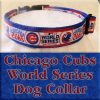 Chicago Cubs World Series Dog Collar Product Image No1
