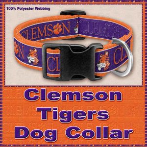 Clemson Tigers Designer Dog or Cat Collar Product Image