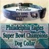 Underdog Philadelphia Eagles Super Bowl Champions 2018 Fly Eagles Fly Polyester Webbing Designer Dog Collar Product Image No1