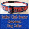 Futbol Club Soccer Cincinnati Dog Collar Product Image No1