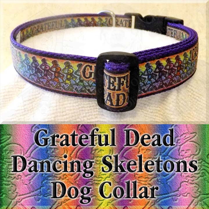 grateful dead cat collar