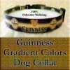 Guinness Stout Ale Beer Polyester Webbing Designer Dog Collar Product Image No1