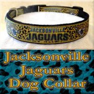 Jacksonville Jaguars Designer Dog Collar Product Image No1