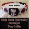 Ohio State University Size Small Dog Collar Product Image No1