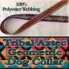 Tribal Aztec Geometric Polyester Webbing Designer Dog Collar Product Image No2