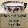 University of Colorado Buffaloes Designer Dog Collar Product Image No2