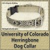 University of Colorado Buffaloes Herringbone Polyester Webbing Dog Collar Product Image No3