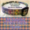 Plaid Grateful Dead Dancing Bears Polyester Webbing Designer Dog Collar Product Image No4