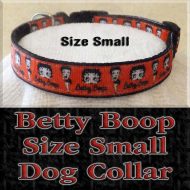 Betty Boop Size Small Dog Collar Product Image No1