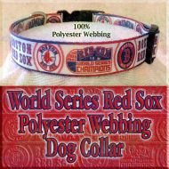 World Series Boston Red Sox Designer Dog Collar Product Image No2