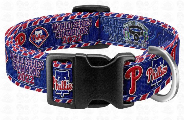 Philadelphia Phillies World Series Champions 2022 MLB Pet Collar Product Image No2