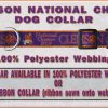 Clemson 2019 National Champs Dog Collar Design Display Product Image No3