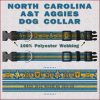 NC North Carolina A & T Aggies Dog Collar Design Display Product Image No1