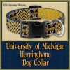 Michigan Herringbone Designer Dog Collar Product Image No1