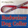 Budweiser Beer Designer Dog Collar Product Image No1