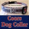 Coors Beer Mountain Brewed Designer Dog Collar Product Image No2
