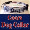 Coors Beer Mountain Brewed Designer Dog Collar Product Image No3