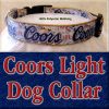 Coors Light Beer Designer Dog Collar Product Image No2