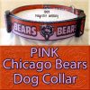 PINK Chicago Bears Polyester Webbing Dog Collar Product Image No4
