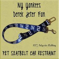 NY Yankees Derek Jeter Fan No2 WEBBING CAR RESTRAINT Product Image No1