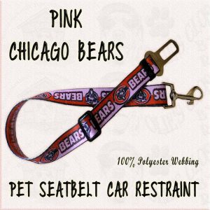 PINK Chicago Bears WEBBING CAR RESTRAINT Product Image No1