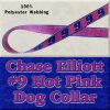 Chase Elliott 9 Hot Pink NASCAR Fan Designer Dog Collar Product Image No1