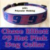 Chase Elliott 9 Hot Pink NASCAR Fan Designer Dog Collar Product Image No2