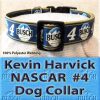 Kevin Harvick Fan NASCAR Number 4 Polyester Webbing Dog Collar Product Image No3