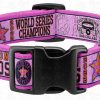 Pink Houston Astros 2022 World Series Champions Pet Collar Product Image No2