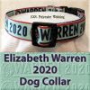 Elizabeth Warren 2020 Polyester Webbing Dog Collar Product Image No3
