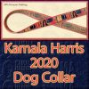 Kamala Harris 2020 For President Designer Polyester Webbing Dog Collar Product Image No1