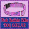 Pink Buffalo Bills Designer Dog Collar Product Image No3