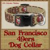 San Francisco 49ers Designer Dog Collar Product Image No1