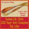 Kansas City Chiefs Super Bowl Champions 2020 Designer Dog Collar Product Image No4