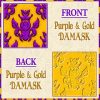 Color Choice Damask Purple With Gold Background Product Image