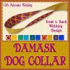 Damask Designer Dog Collar Product Image No4