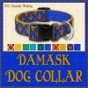 Damask Designer Dog Collar Product Image No5