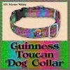 Guinness Toucan Tropical Designer Dog Collar Product Image No2