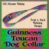 Guinness Toucan Tropical Designer Dog Collar Product Image No4