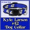 Kyle Larson No 42 NASCAR Designer Dog Collar Product Image No1