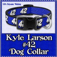 Kyle Larson No 42 NASCAR Designer Dog Collar Product Image No1