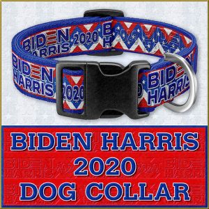 JOE BIDEN KAMALA HARRIS 2020 Dog Collar Product Image No1