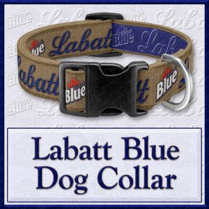 Labatt Blue Beer Designer Dog Collar Product Image No1