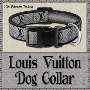 Louis Vuitton Designer Dog Collar Product Image No1