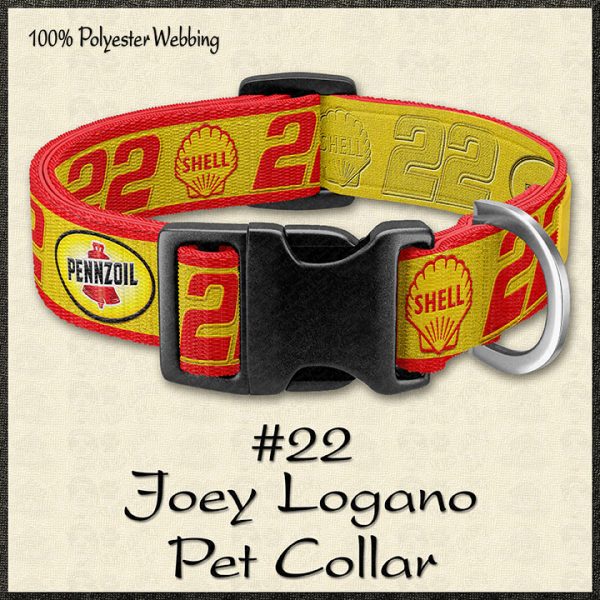 Joey Logano No22 NASCAR Pet Collar Product Image No1
