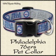 Philadelphia 76ers NBA Basketball Pet Collar Product Image No1