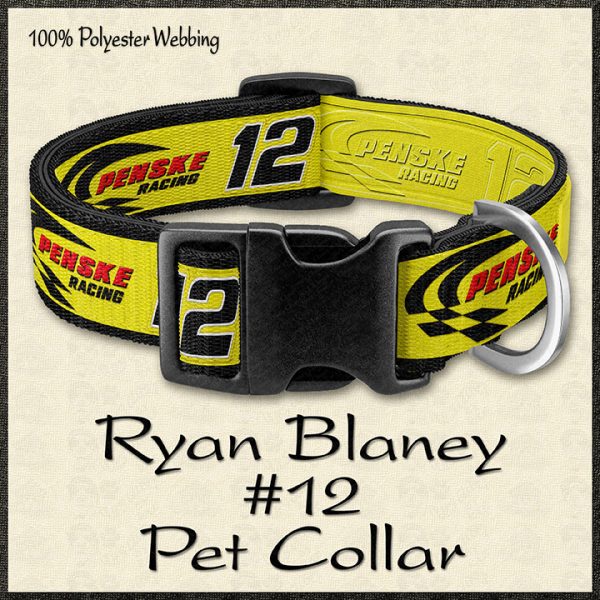 Ryan Blaney Number 12 NASCAR Pet Collar Product Image No1