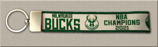 Milwaukee Bucks NBA Champions 2021 Key Fob