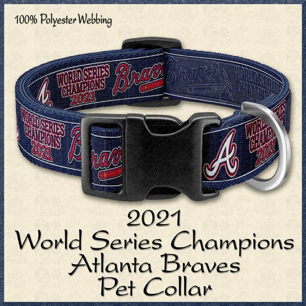 Atlanta Braves World Series Champions 2021 Pet Collar Product Image No2